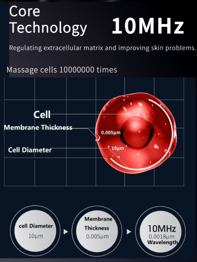 10 MHz = 10 millions de vibrations en 1 seconde